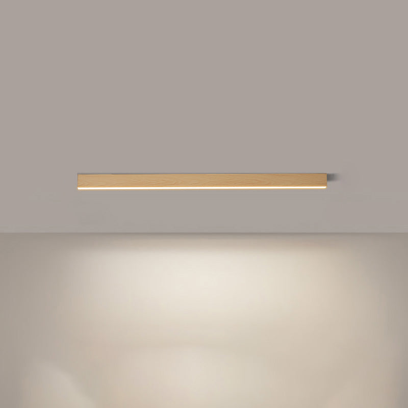 WOMO Lineare LED Deckenleuchte Flur Lang Schmal Metall-WM1003