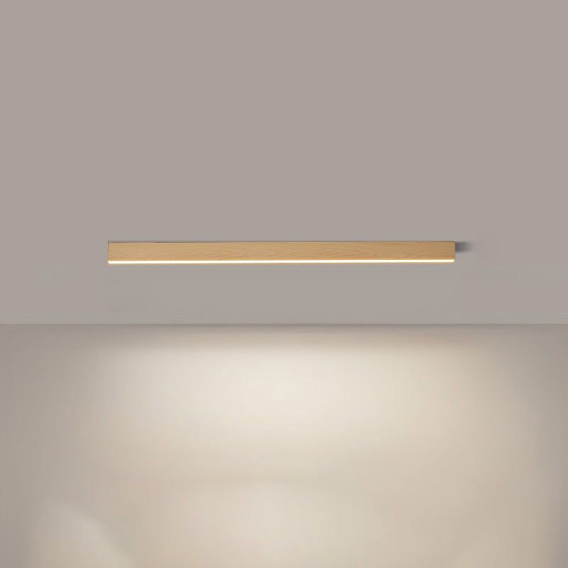 WOMO Lineare LED Deckenleuchte Flur Lang Schmal Metall-WM1003