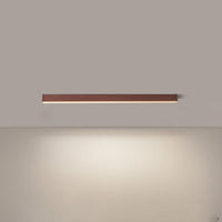 WOMO Lineare LED Deckenleuchte Flur Lang Schmal Metall-WM1003