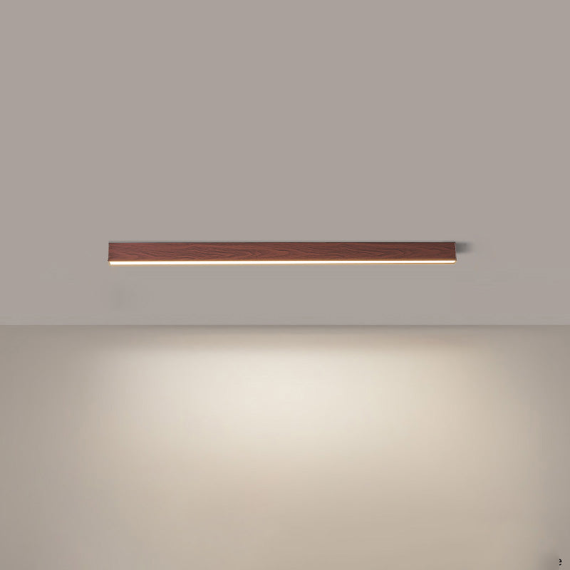 WOMO Lineare LED Deckenleuchte Flur Lang Schmal Metall-WM1003