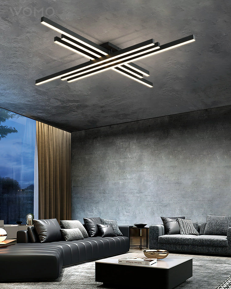 WOMO Simple Low Profile Flush Mount Ceiling Light-WM1004