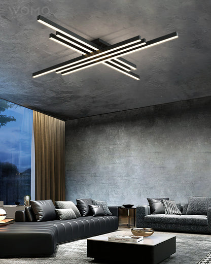 WOMO Simple Low Profile Flush Mount Ceiling Light-WM1004