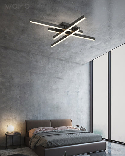 WOMO Simple Low Profile Flush Mount Ceiling Light-WM1004