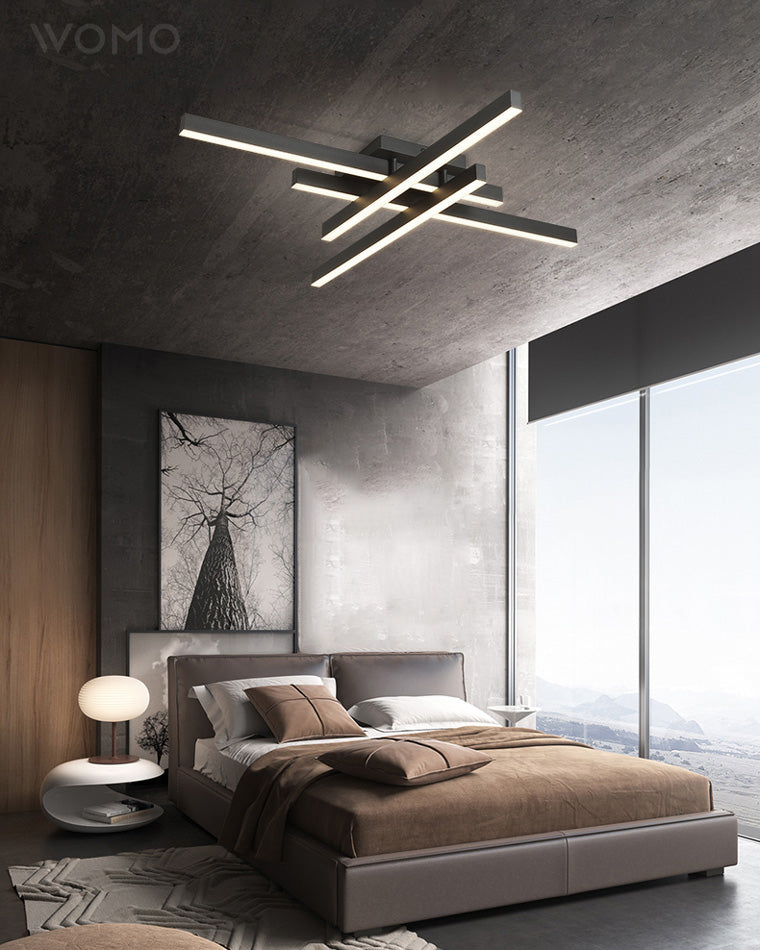 WOMO Simple Low Profile Flush Mount Ceiling Light-WM1004