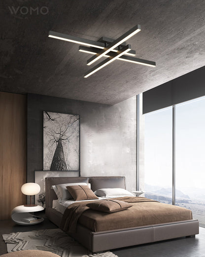 WOMO Simple Low Profile Flush Mount Ceiling Light-WM1004