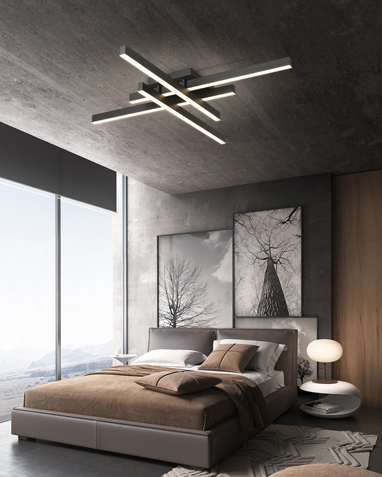 WOMO Simple Low Profile Flush Mount Ceiling Light-WM1004