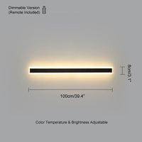 WOMO Linear Outdoor Wall Light-WM9001