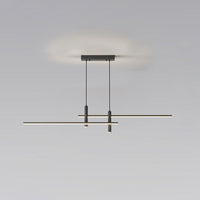 WOMO Lineare Pendelleuchte Spot Schwarz-WM2037