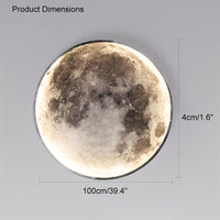 WOMO Mond/Erde Runde Wandleuchte-WM6102