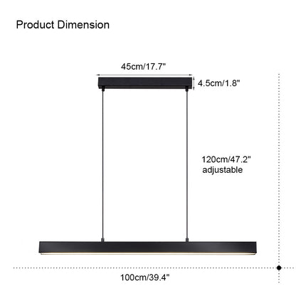 WOMO Minimalist Linear Kitchen Pendant Light-WM2002