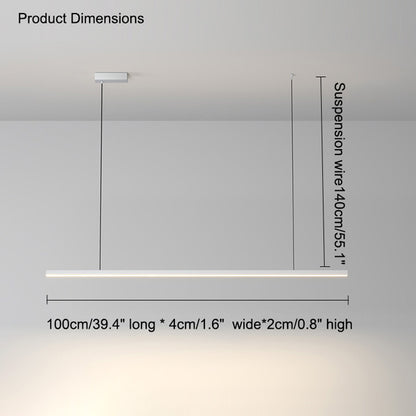 WOMO Extra Long Linear Pendant Light-WM2011