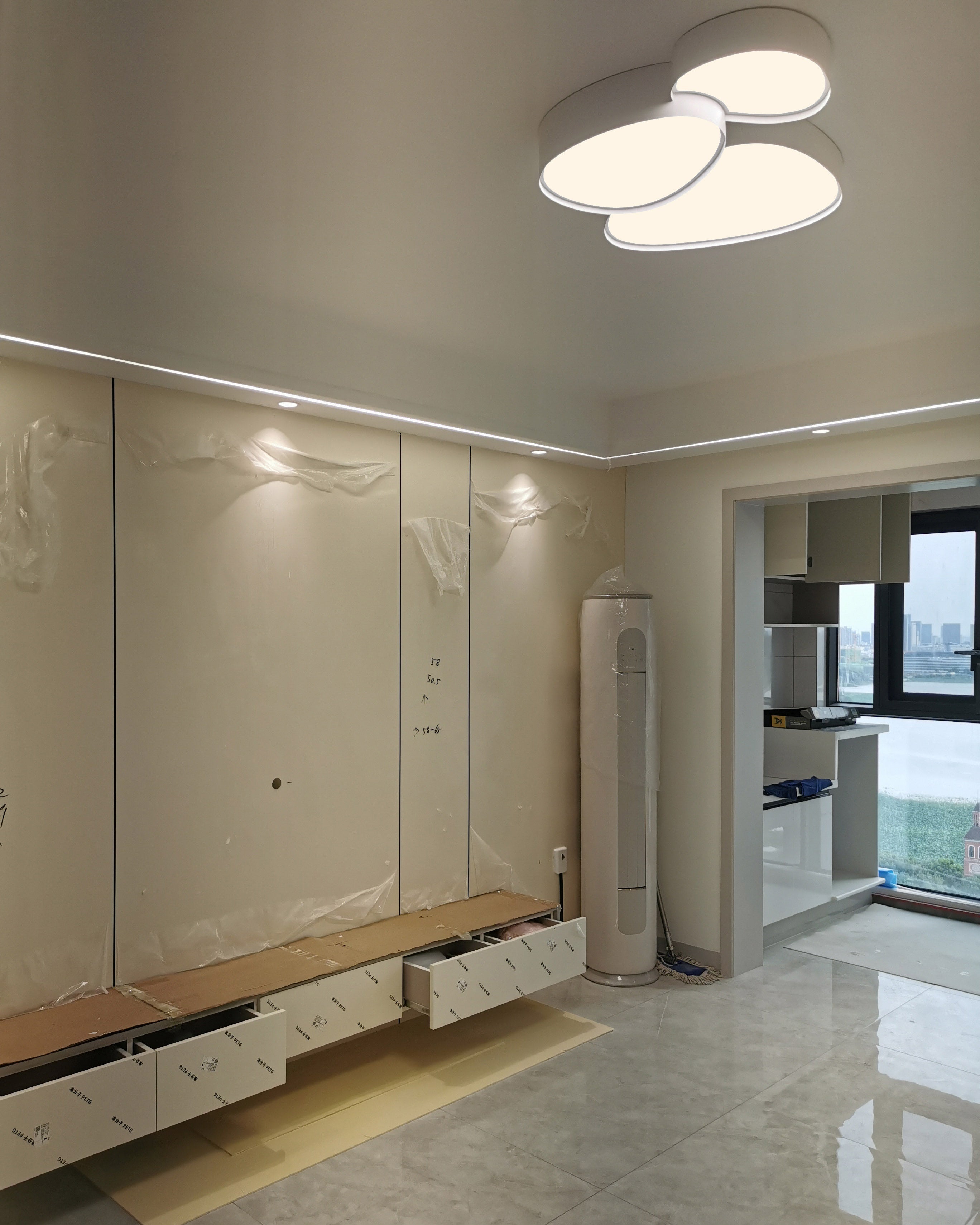 WOMO Modern, Flat Ceiling Light with Flush Mount-WM1010