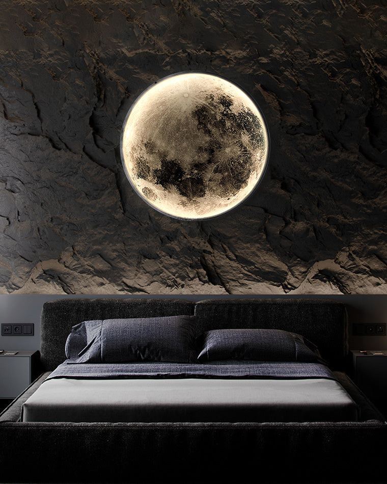 WOMO Mond/Erde Runde Wandleuchte-WM6102