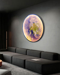 WOMO Mond/Erde Runde Wandleuchte-WM6102