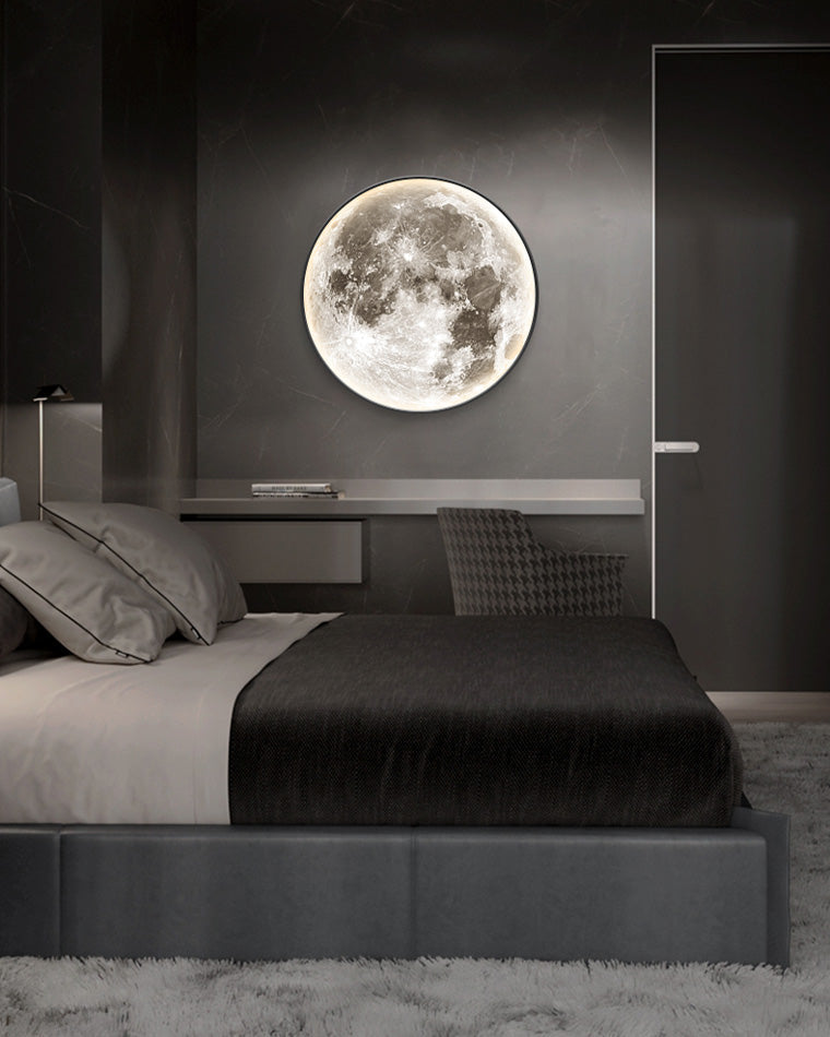 WOMO Mond/Erde Runde Wandleuchte-WM6102