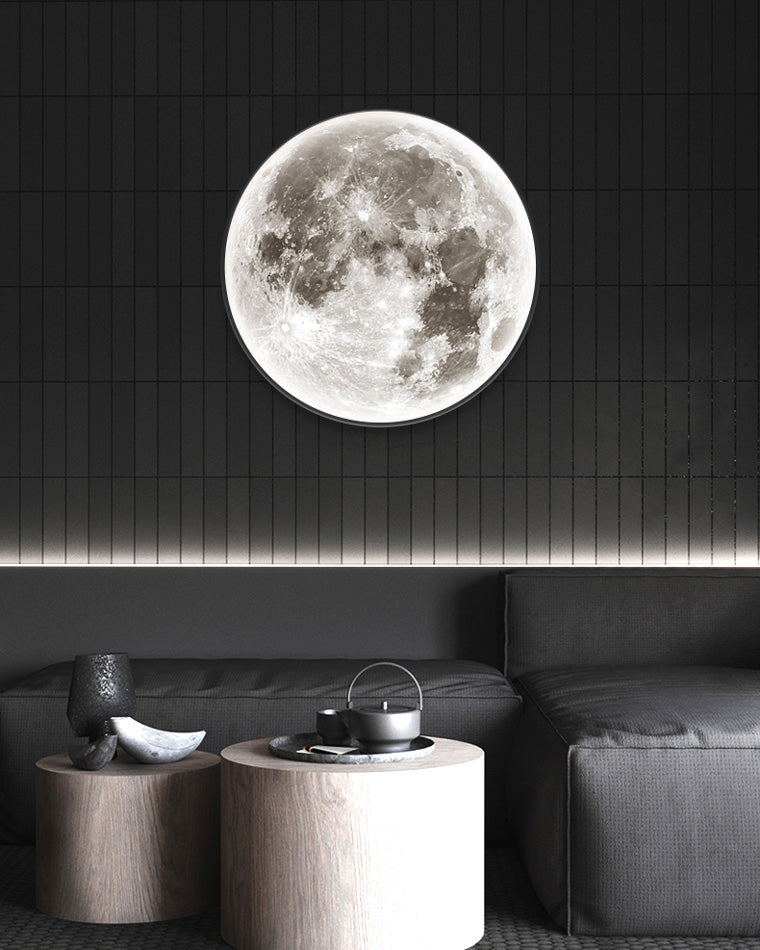 WOMO Mond/Erde Runde Wandleuchte-WM6102