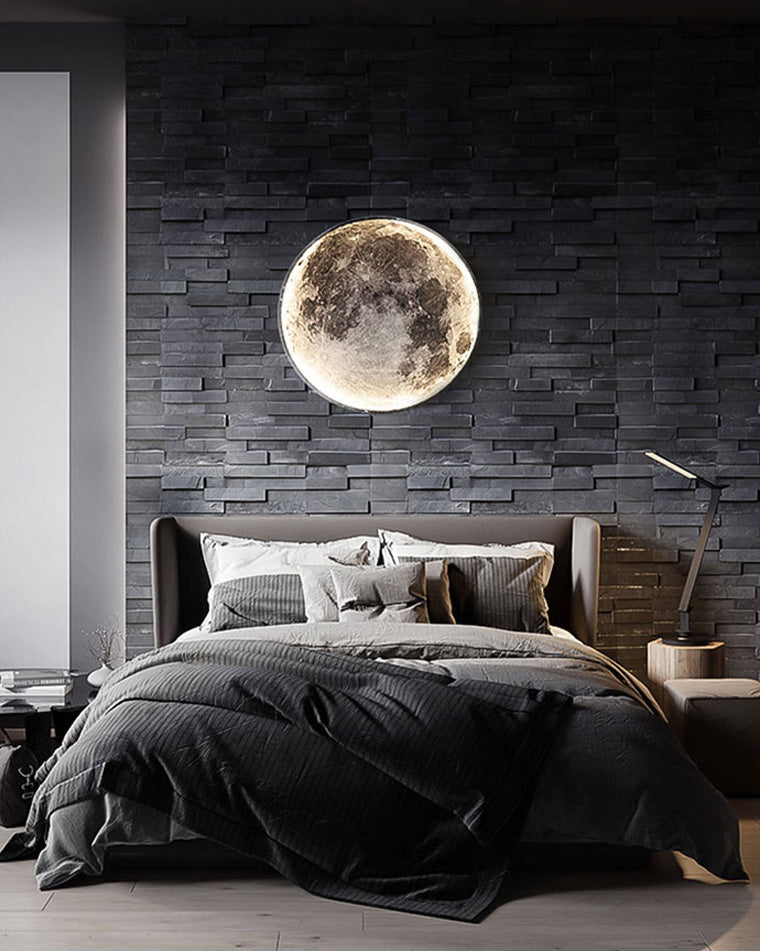 WOMO Mond/Erde Runde Wandleuchte-WM6102