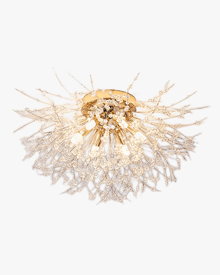 WOMO Dandelion Crystal Flush Mount Ceiling Light-WM1014