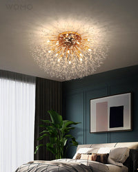 WOMO Dandelion Crystal Ceiling Light WM1014