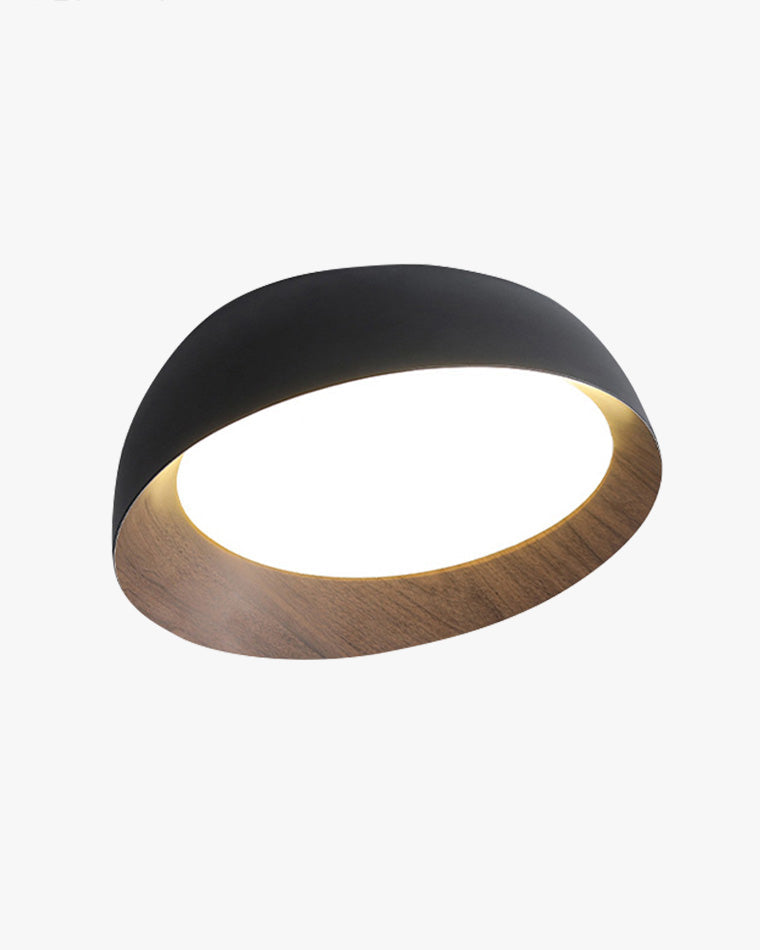 WOMO Asymmetrical Ceiling Light with Wood Grain - WM1016