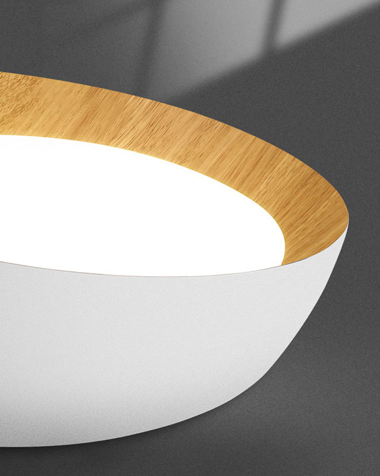 WOMO Asymmetrical Ceiling Light with Wood Grain - WM1016