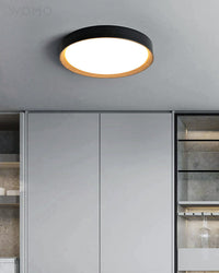 Plafonnier LED rond plat WOMO de style scandinave - WM1017