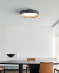 Plafonnier LED rond plat WOMO de style scandinave - WM1017