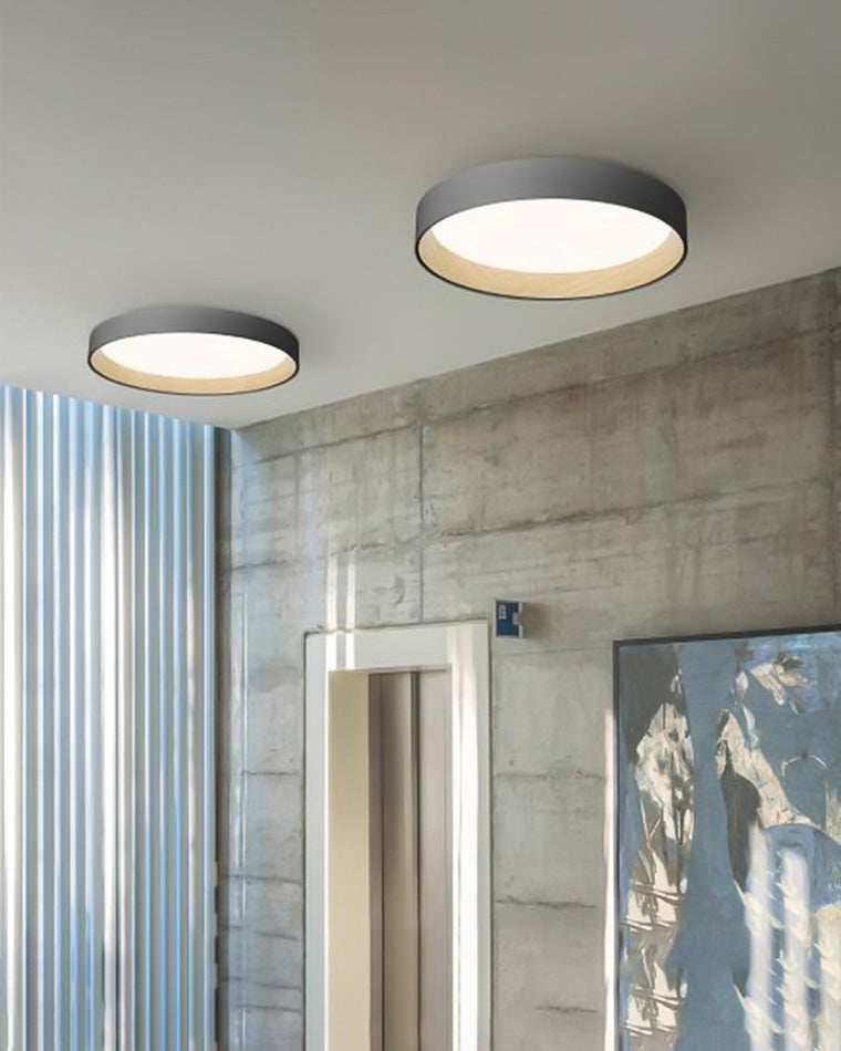 WOMO LED Ceiling Light Flat Round Scandinavian-WM1017