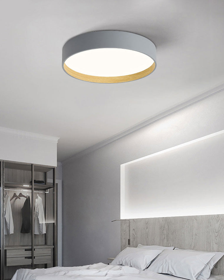 WOMO LED Ceiling Light Flat Round Scandinavian-WM1017