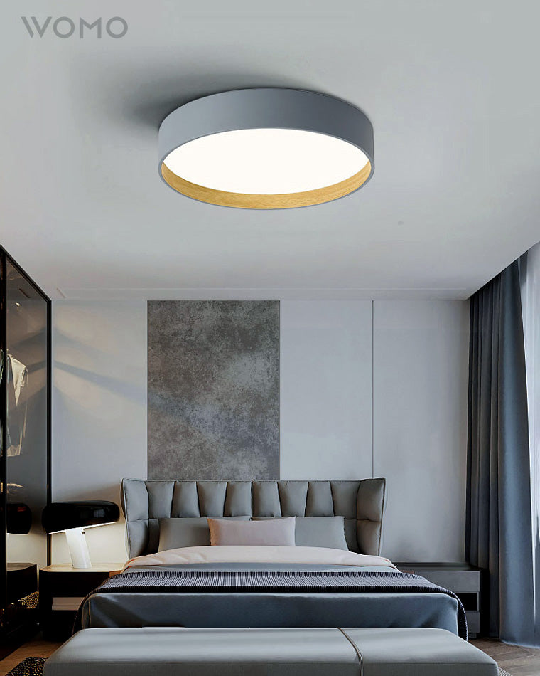 WOMO LED Ceiling Light Flat Round Scandinavian-WM1017
