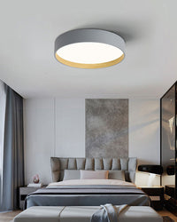 Plafonnier LED rond plat WOMO de style scandinave - WM1017