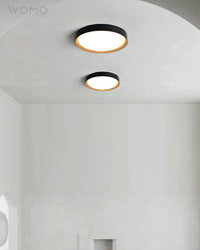 Plafonnier LED rond plat WOMO de style scandinave - WM1017