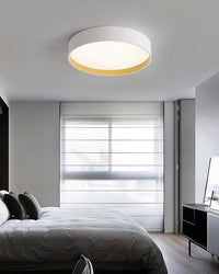 Plafonnier LED rond plat WOMO de style scandinave - WM1017