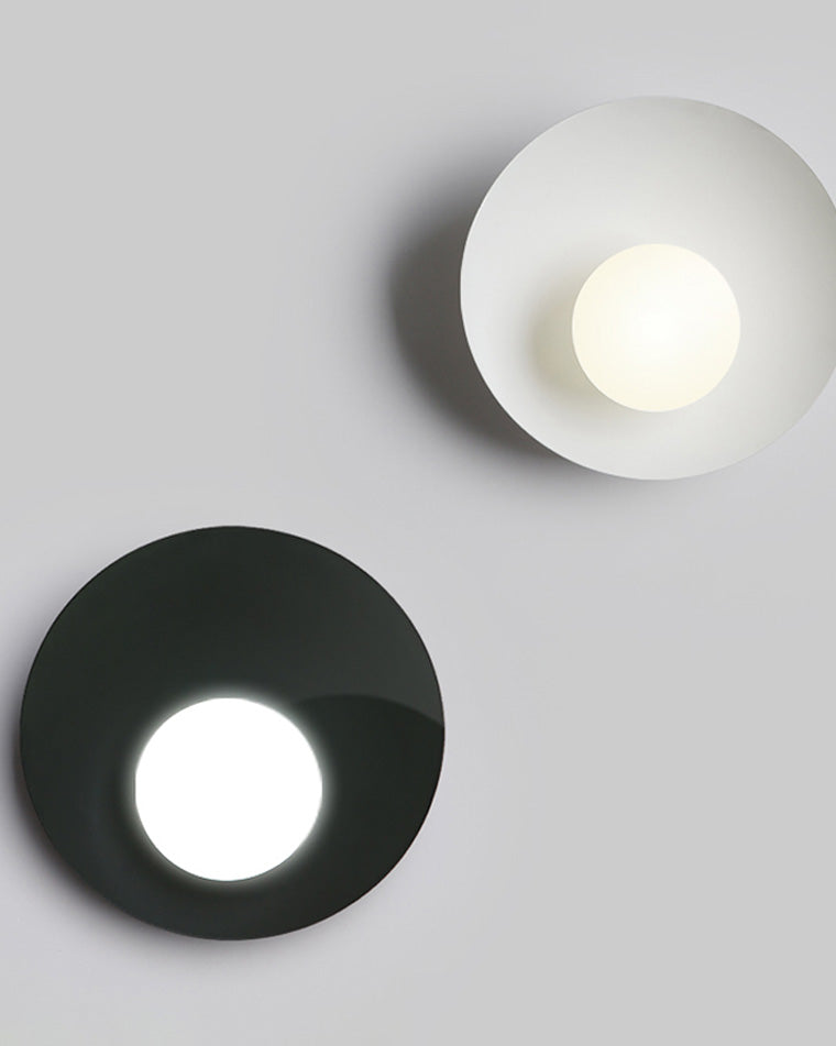WOMO Asymmetrical Ceiling Light with Frosted Glass Sphere Design - WM1021