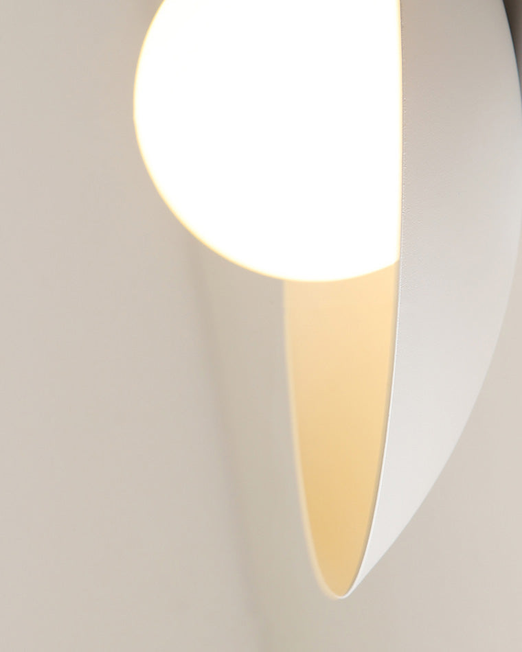 WOMO Asymmetrical Ceiling Light with Frosted Glass Sphere Design - WM1021