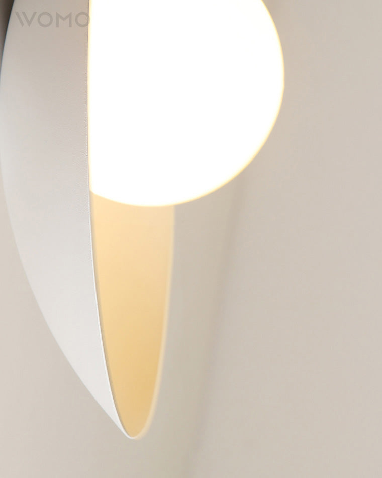 WOMO Asymmetrical Ceiling Light with Frosted Glass Sphere Design - WM1021