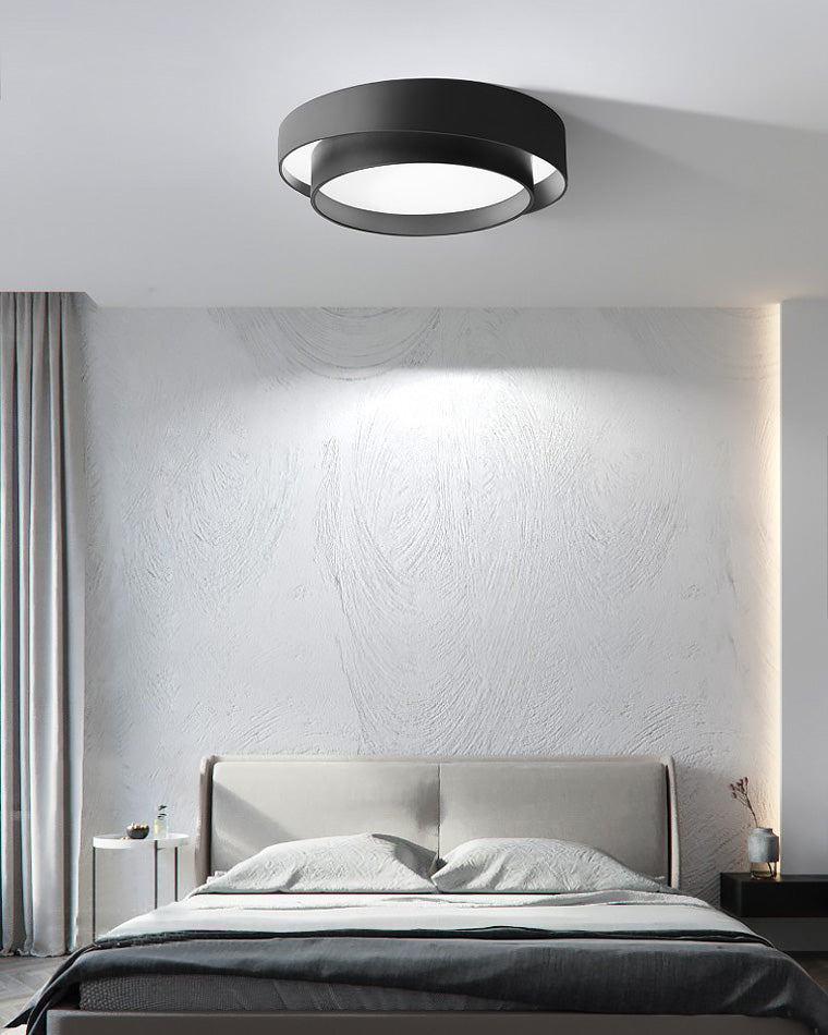 WOMO Round Drum Flush Mount Ceiling Light-WM1022