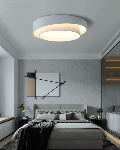 WOMO Round Drum Flush Mount Ceiling Light-WM1022