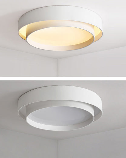 WOMO Round Drum Flush Mount Ceiling Light-WM1022