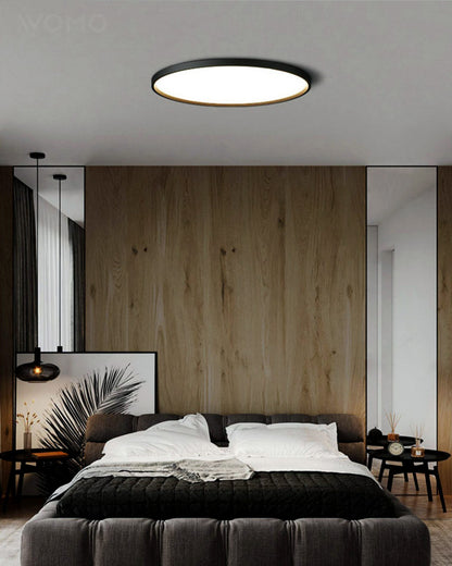 WOMO Flat Round Flush Mount Ceiling Light-WM1024