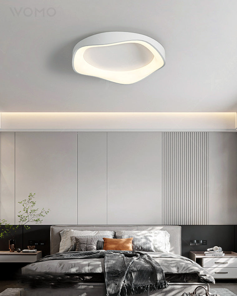 Plafonnier LED rond et plat WOMO moderne-WM1025