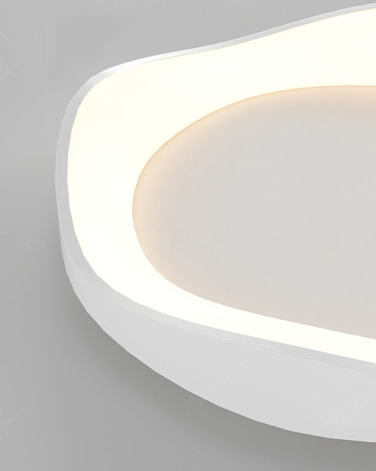 Plafonnier LED rond et plat WOMO moderne-WM1025