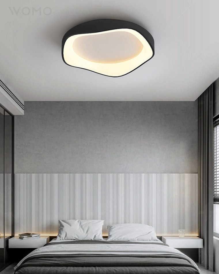 Plafonnier LED rond et plat WOMO moderne-WM1025