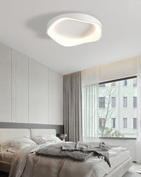 Plafonnier LED rond et plat WOMO moderne-WM1025