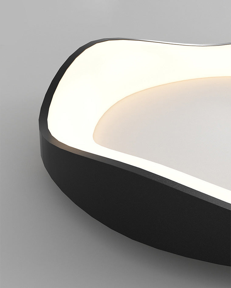 Plafonnier LED rond et plat WOMO moderne-WM1025