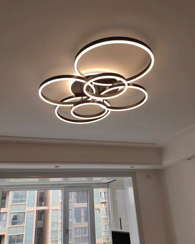 WOMO Runde LED-Deckenleuchte mit Unterputzmontage-WM1032