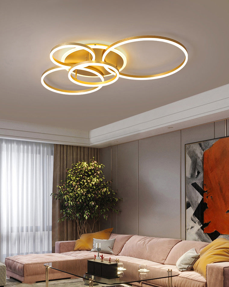 WOMO Runde LED-Deckenleuchte mit Unterputzmontage-WM1032