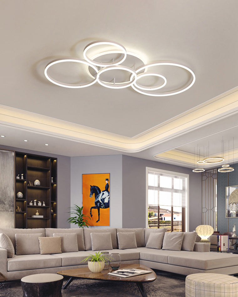 WOMO Runde LED-Deckenleuchte mit Unterputzmontage-WM1032