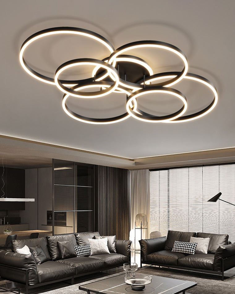 WOMO Runde LED-Deckenleuchte mit Unterputzmontage-WM1032