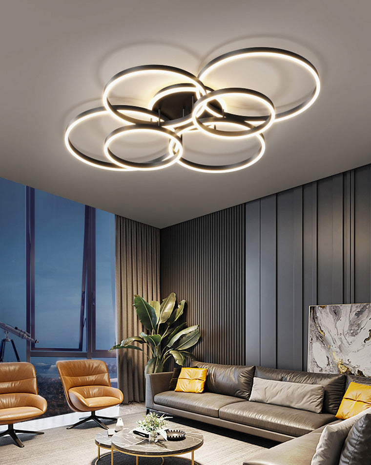 WOMO Runde LED-Deckenleuchte mit Unterputzmontage-WM1032